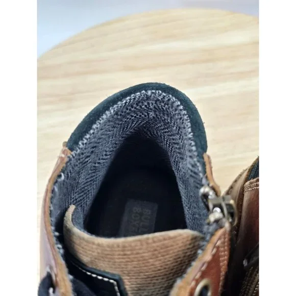 BULL BOXER Adyn Boot Mens Leather Side Zip Lace Up Sneaker Shoes Portugal sz 10 - Picture 5 of 9